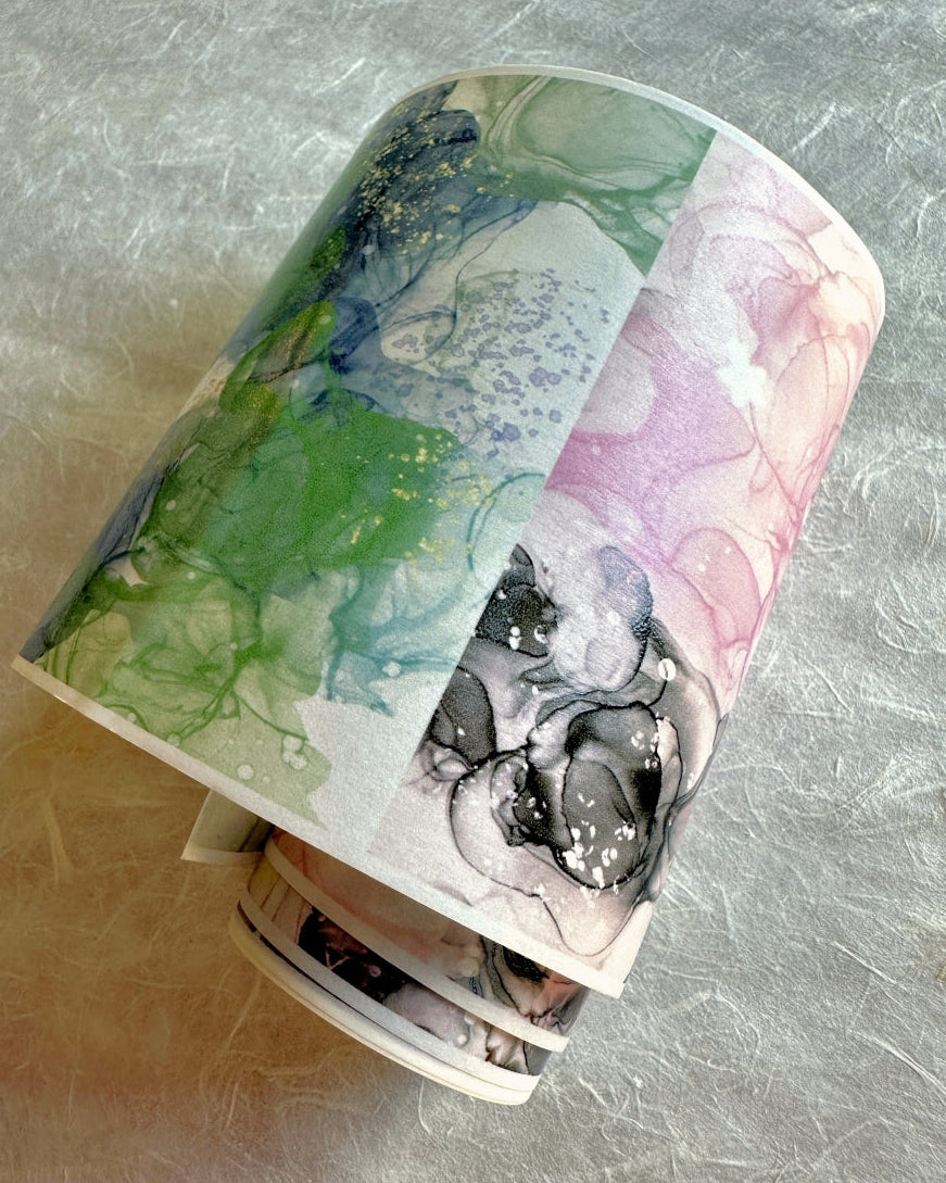 OKMT - Gazing at Branches Aglow extra-wide washi tape (10 cm x 100 cm) SAMPLES