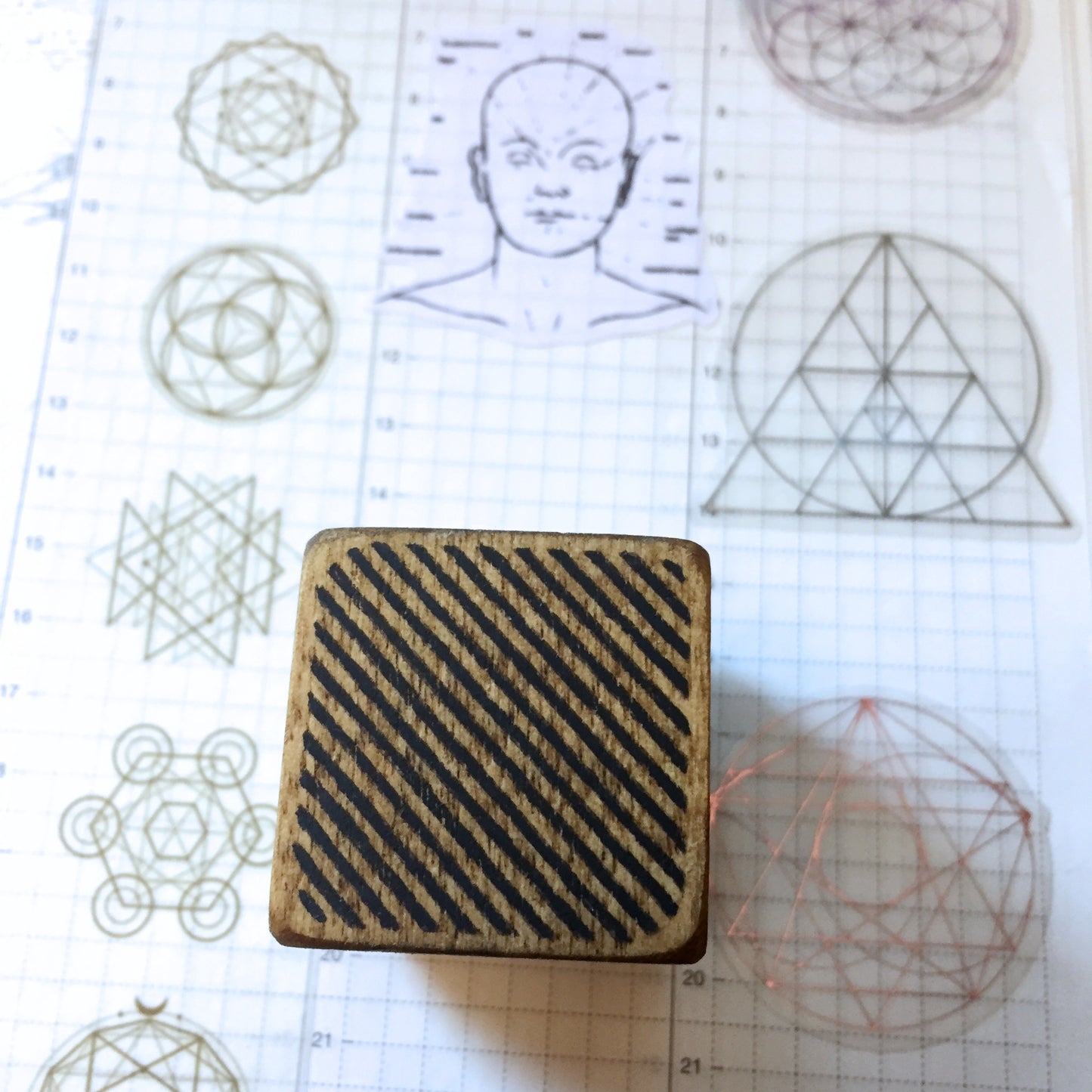 Non-designer - many decorative rubber stamps | *USED* Destash items [Pre-Loved]
