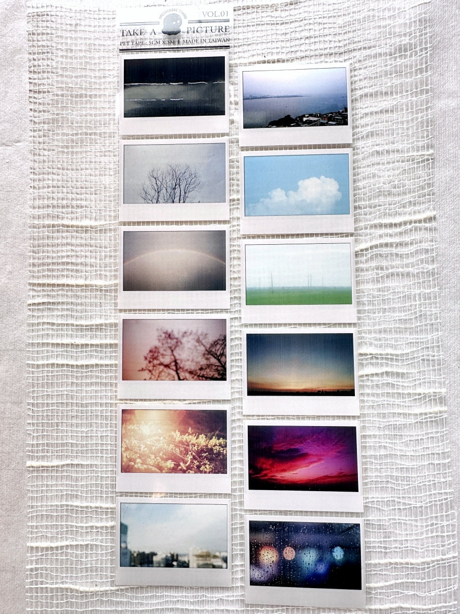 Oneoverone Studio - Take a Picture Vol. 1 PET tape SAMPLES
