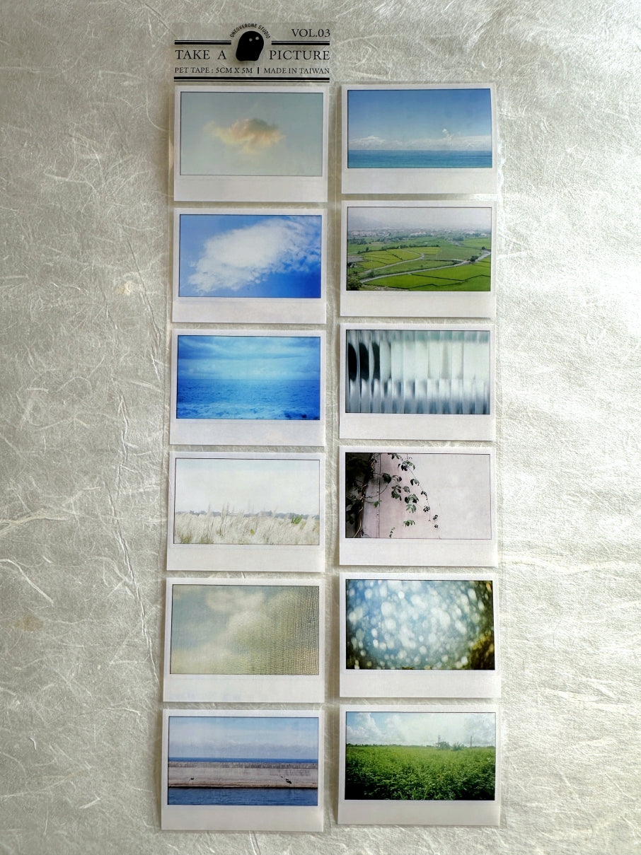 Oneoverone Studio - Take a Picture Vol. 3 PET tape SAMPLES