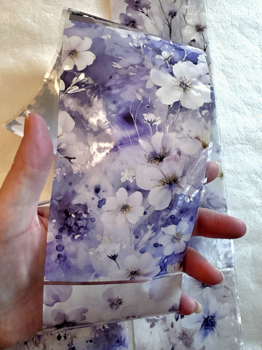 Orange Too X Studio - Smoky Purple PET tape (9 cm x 200 cm) SAMPLES