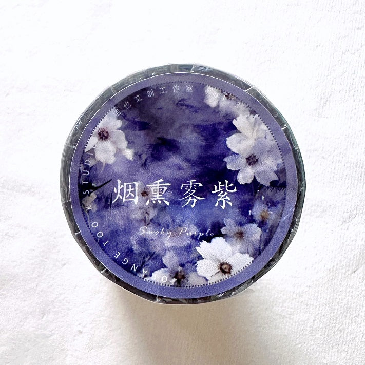Orange Too X Studio - Smoky Purple PET tape (9 cm x 200 cm) SAMPLES