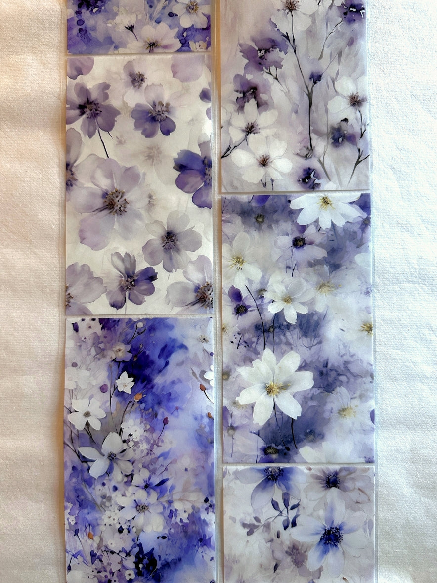 Orange Too X Studio - Smoky Purple PET tape (9 cm x 200 cm) SAMPLES