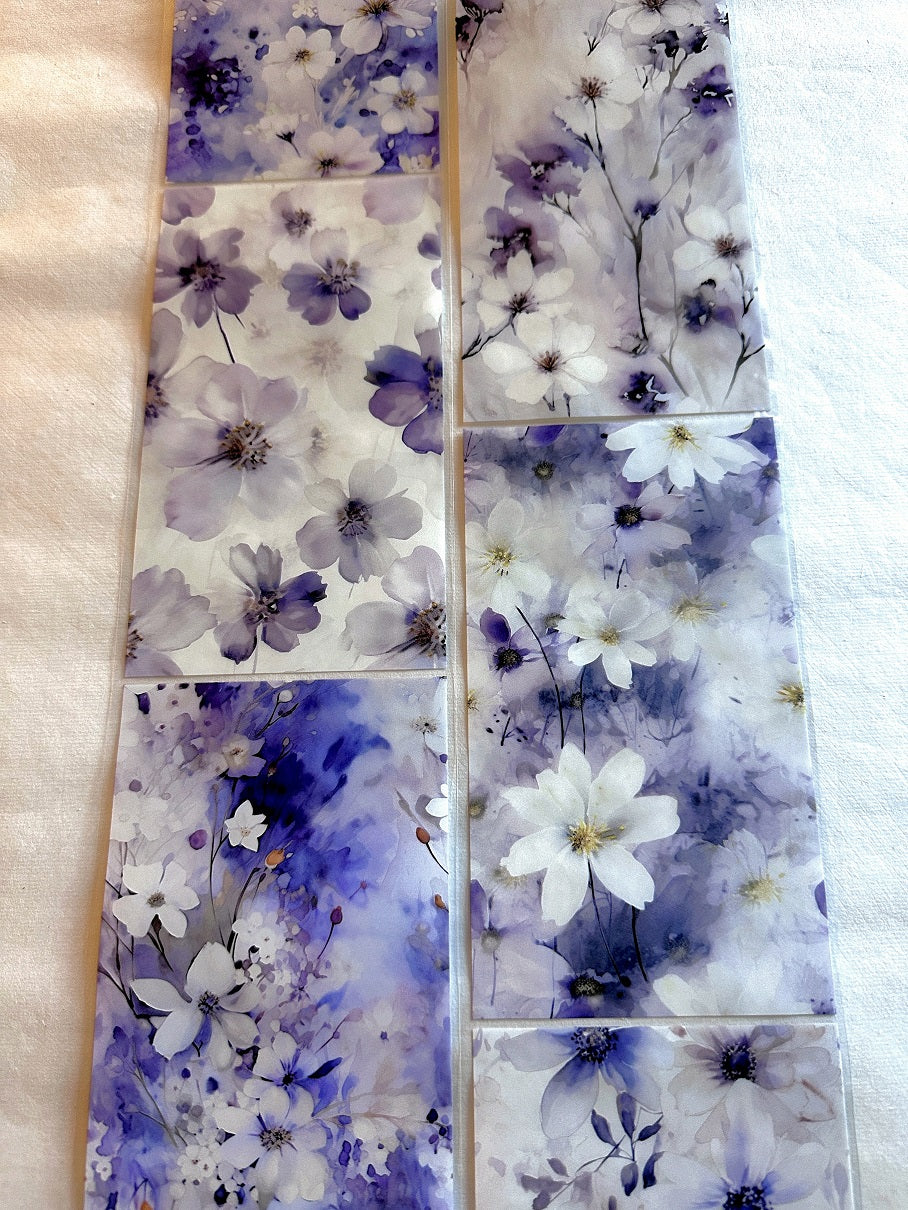 Orange Too X Studio - Smoky Purple PET tape (9 cm x 200 cm) SAMPLES