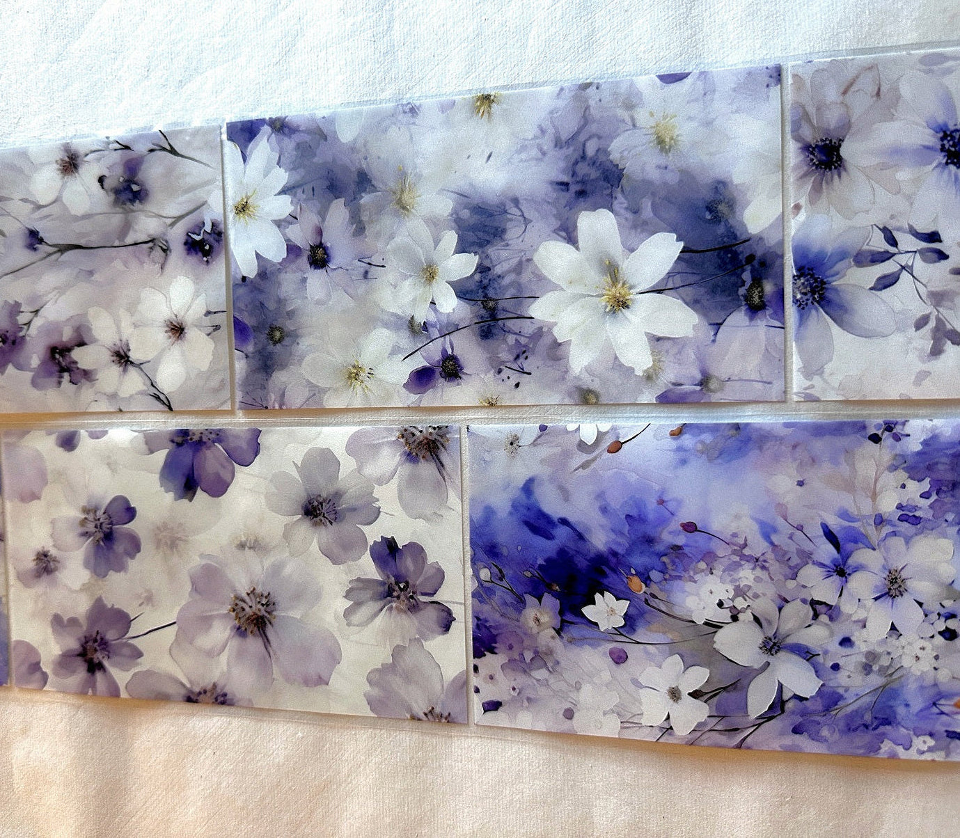 Orange Too X Studio - Smoky Purple PET tape (9 cm x 200 cm) SAMPLES