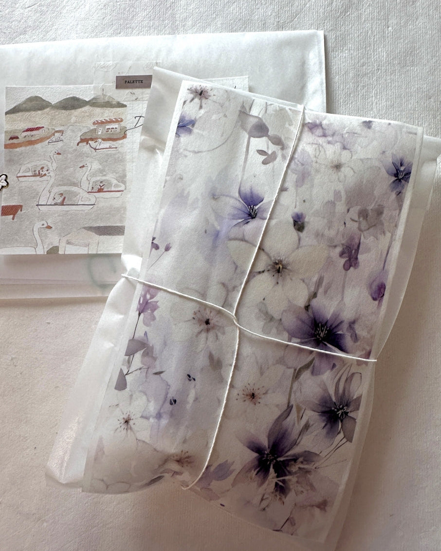 Orange Too X Studio - Smoky Purple washi tape (9 cm x 200 cm) SAMPLES