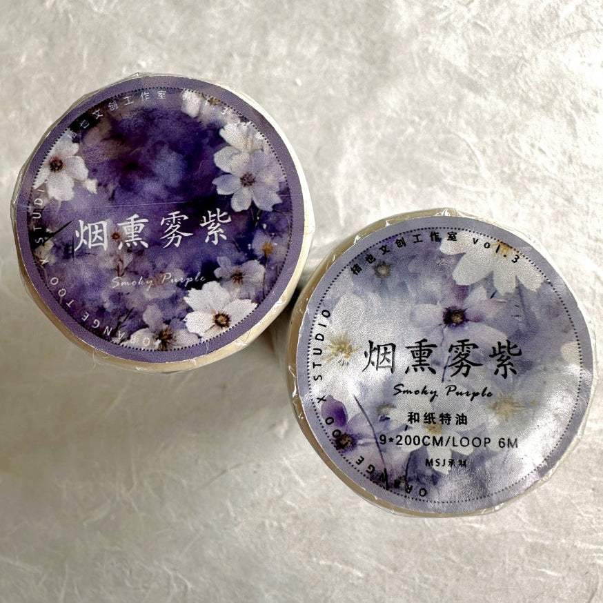 Orange Too X Studio - Smoky Purple washi tape (9 cm x 200 cm) SAMPLES