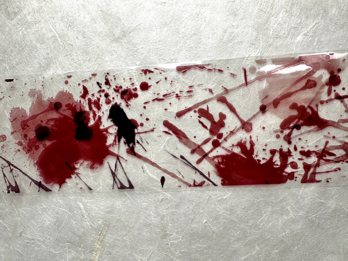 Orange Too X Studio - Bloodstains PET tape (9 x 200 cm) SAMPLES
