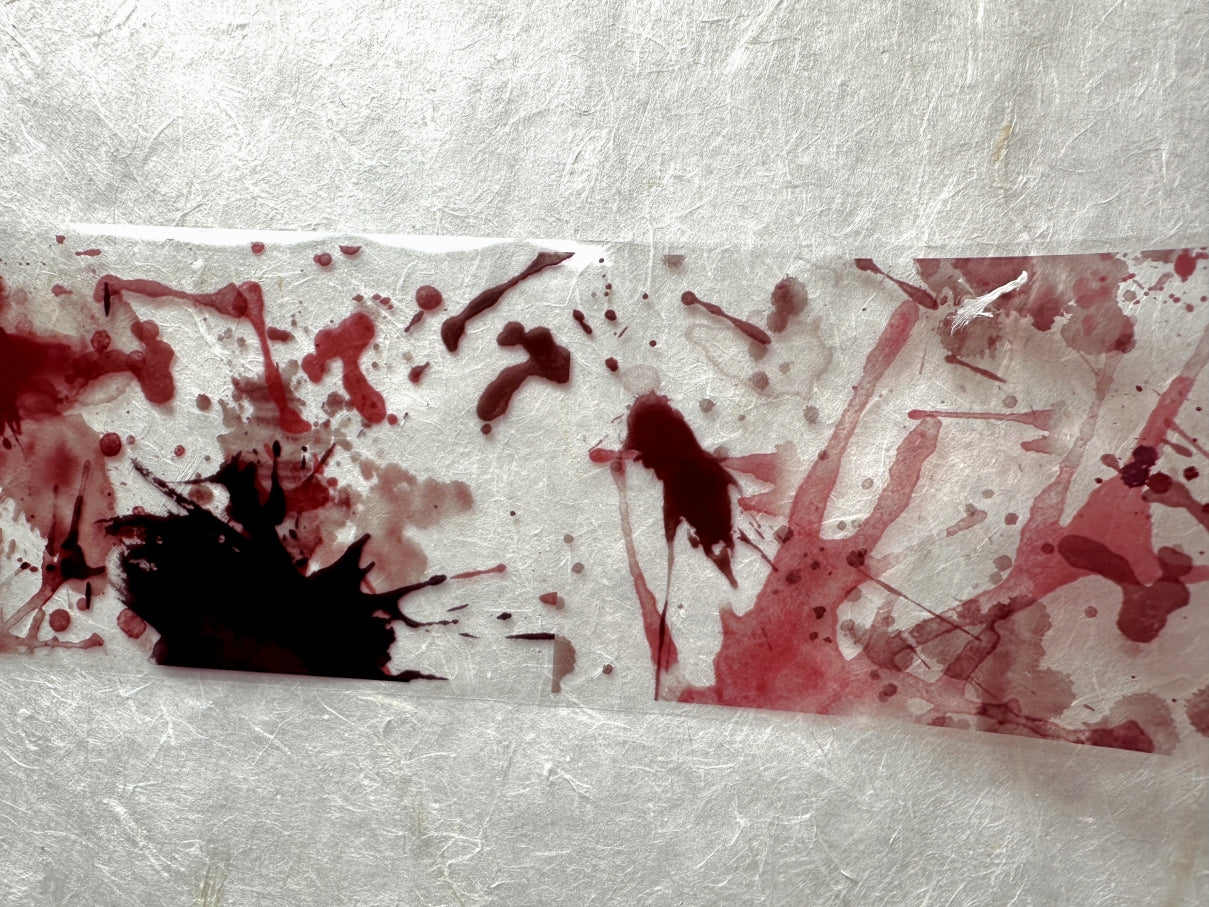 Orange Too X Studio - Bloodstains PET tape (9 x 200 cm) SAMPLES