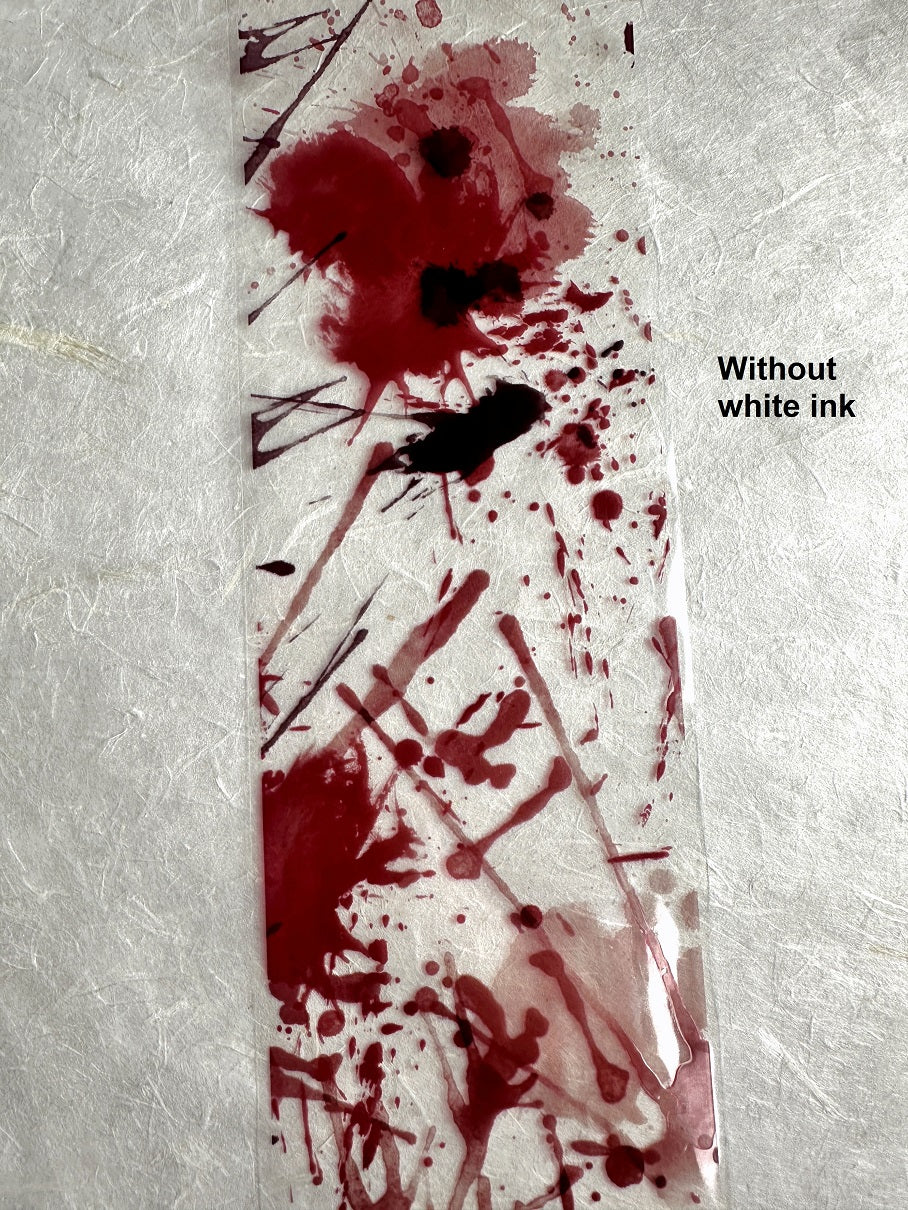 Orange Too X Studio - Bloodstains PET tape (9 x 200 cm) SAMPLES