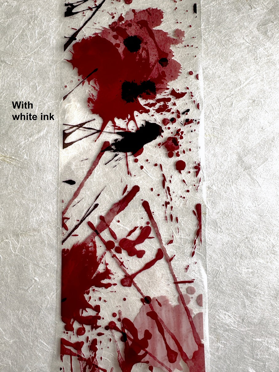 Orange Too X Studio - Bloodstains PET tape (9 x 200 cm) SAMPLES