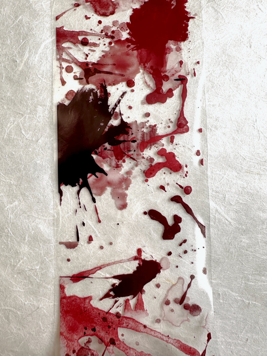 Orange Too X Studio - Bloodstains PET tape (9 x 200 cm) SAMPLES