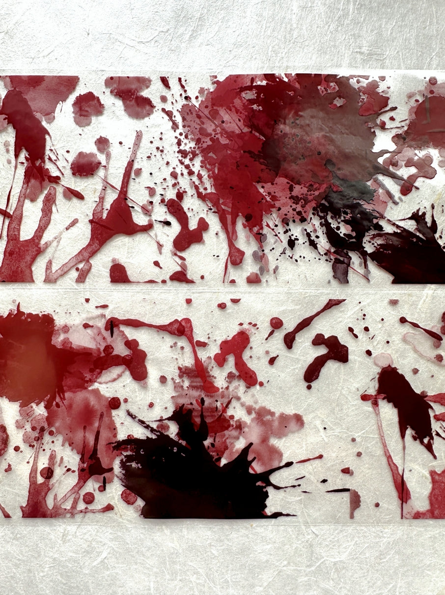 Orange Too X Studio - Bloodstains PET tape (9 x 200 cm) SAMPLES