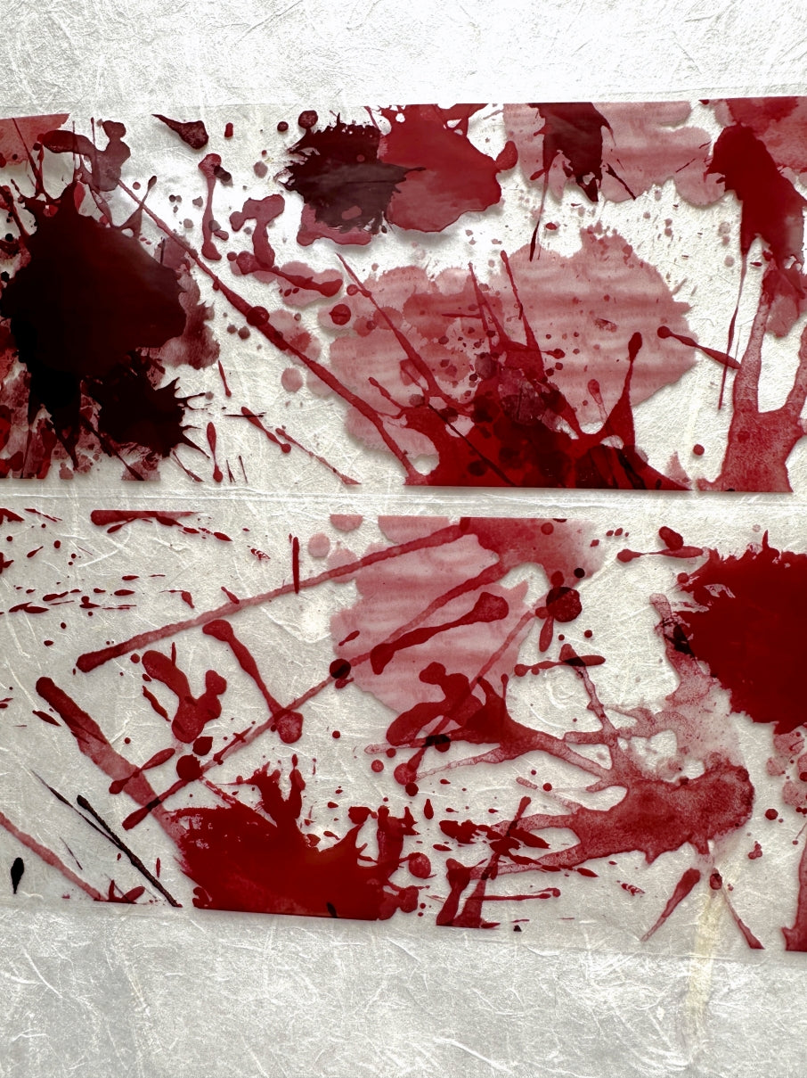 Orange Too X Studio - Bloodstains PET tape (9 x 200 cm) SAMPLES