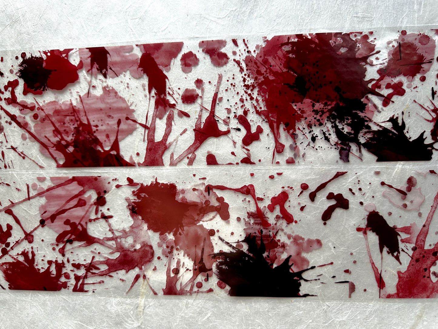 Orange Too X Studio - Bloodstains PET tape (9 x 200 cm) SAMPLES