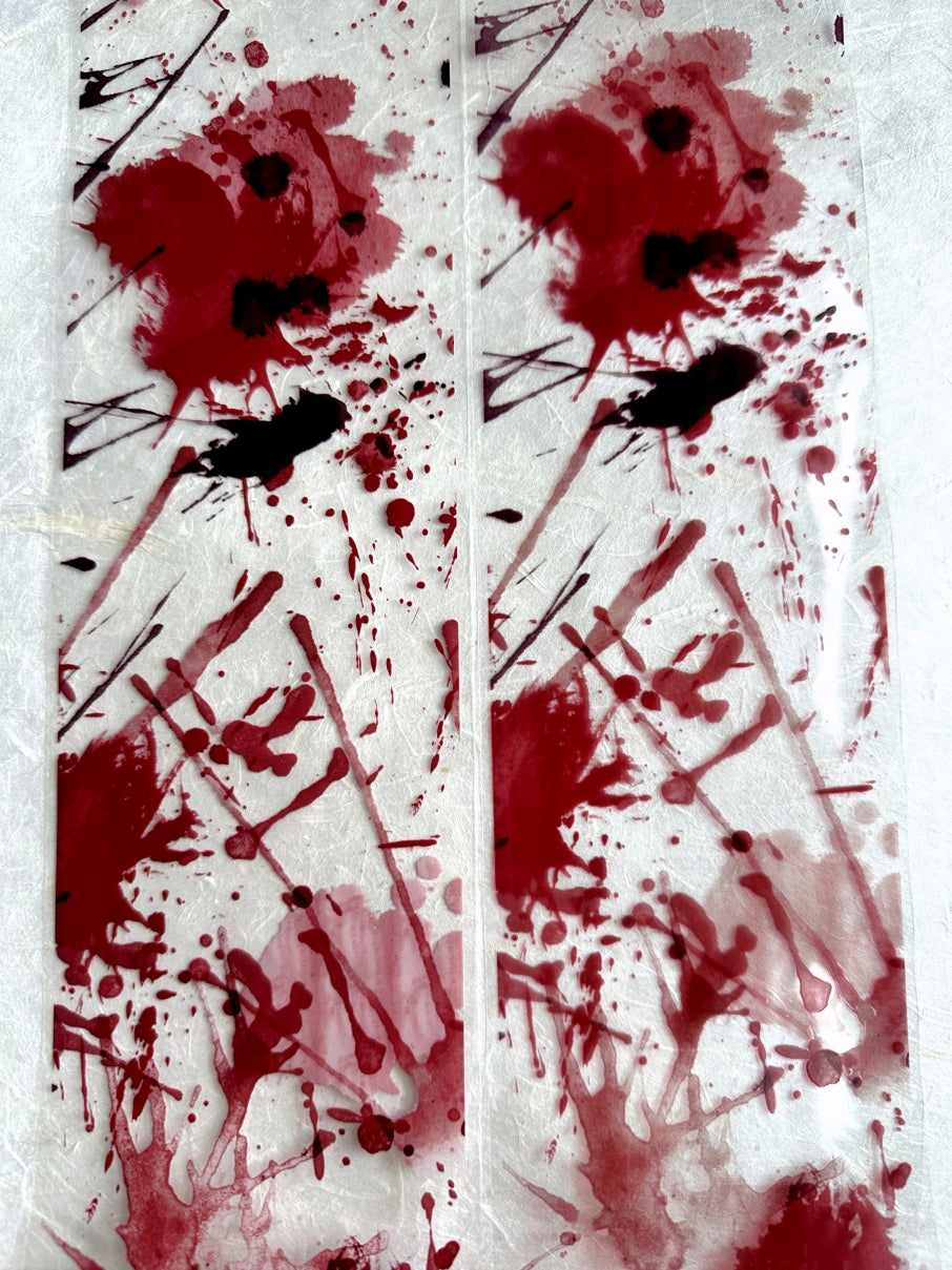 Orange Too X Studio - Bloodstains PET tape (9 x 200 cm) SAMPLES