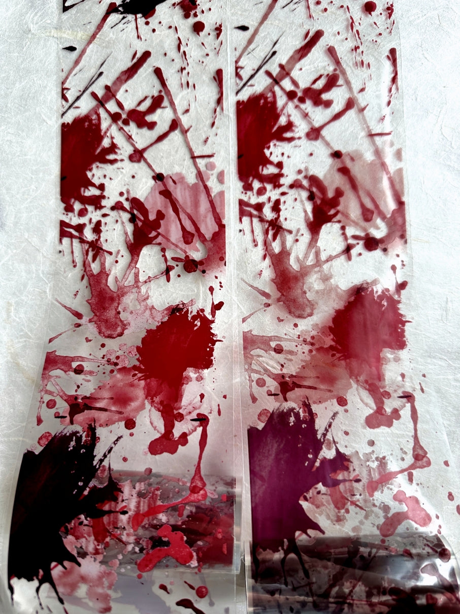 Orange Too X Studio - Bloodstains PET tape (9 x 200 cm) SAMPLES