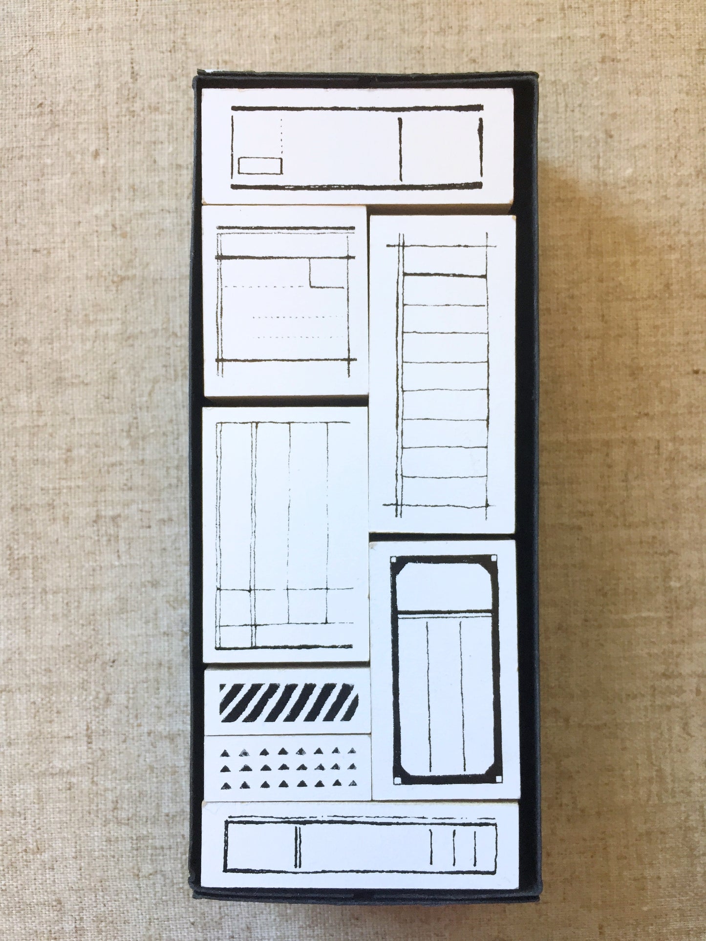 OURS - Form Labels rubber stamp set [Pre-loved]