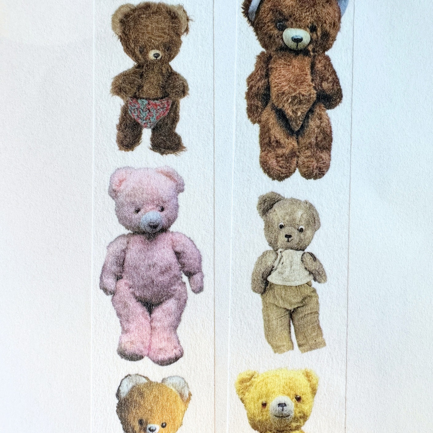 Osoblanco - My Cousin DDR Alles & Gesicht Japanese washi tape SAMPLES