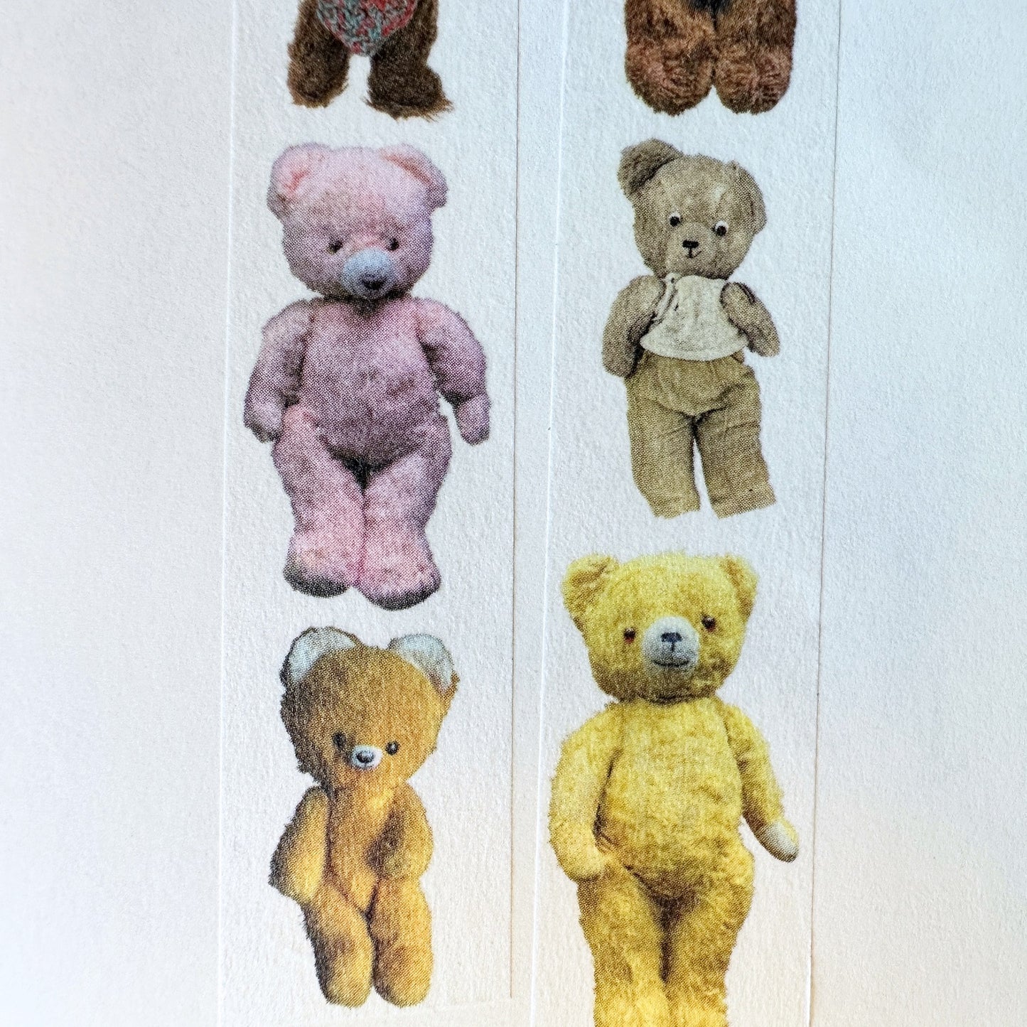 Osoblanco - My Cousin DDR Alles & Gesicht Japanese washi tape SAMPLES
