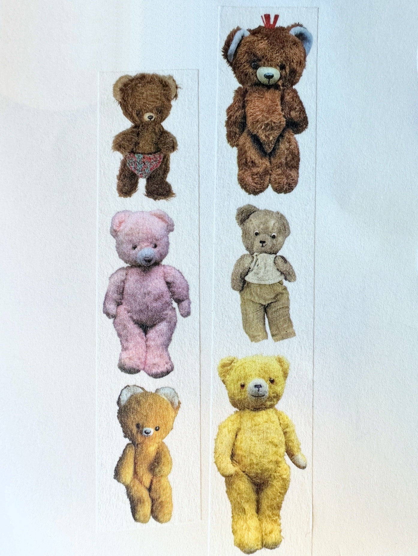 Osoblanco - My Cousin DDR Alles & Gesicht Japanese washi tape SAMPLES