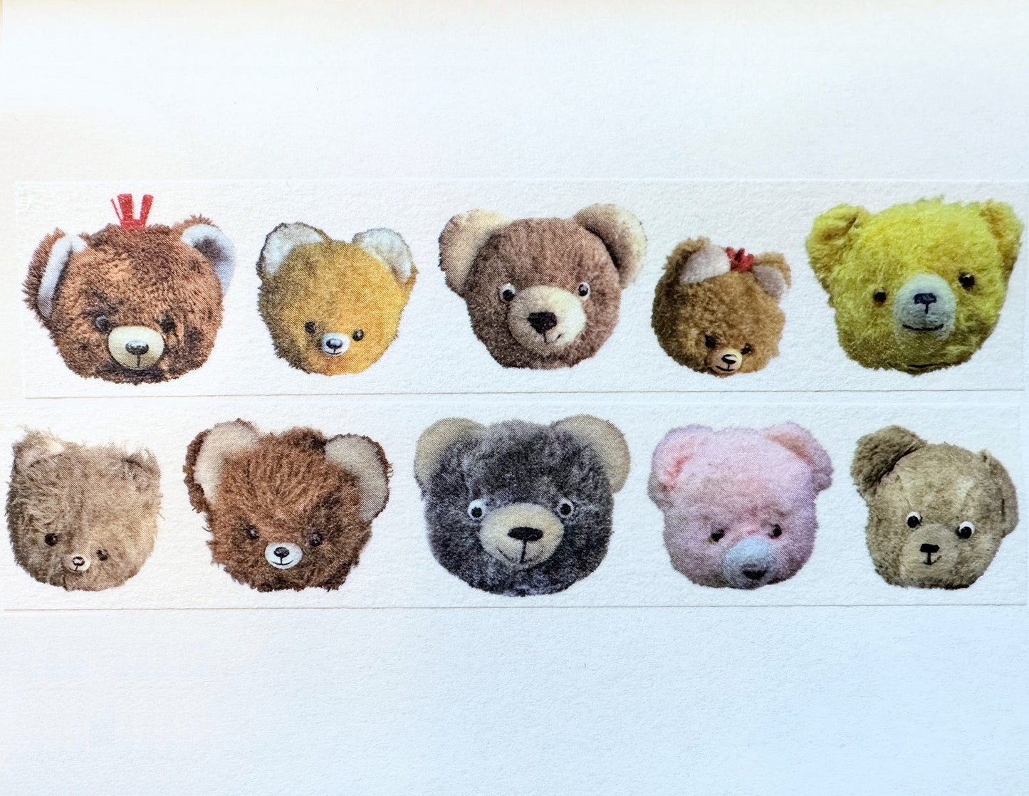Osoblanco - My Cousin DDR Alles & Gesicht Japanese washi tape SAMPLES