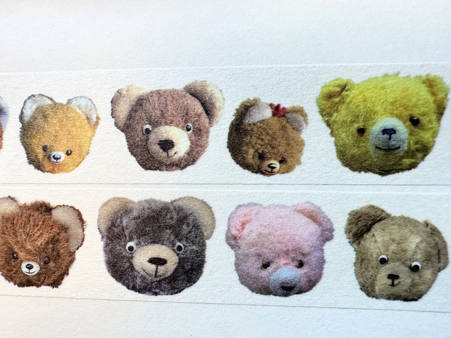 Osoblanco - My Cousin DDR Alles & Gesicht Japanese washi tape SAMPLES