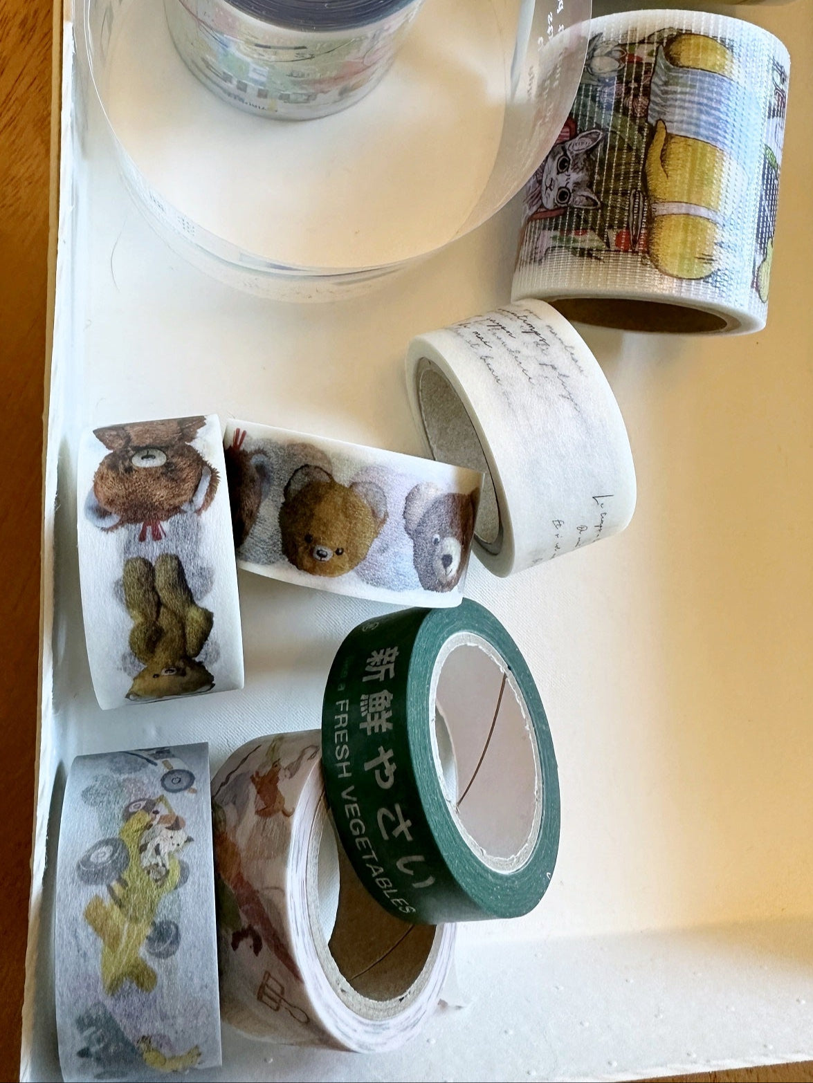 Osoblanco - My Cousin DDR Alles & Gesicht Japanese washi tape SAMPLES