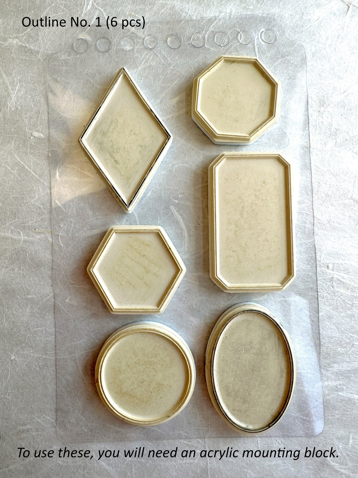 Lin Chia Ning - assorted rubber stamps [Pre-Loved]