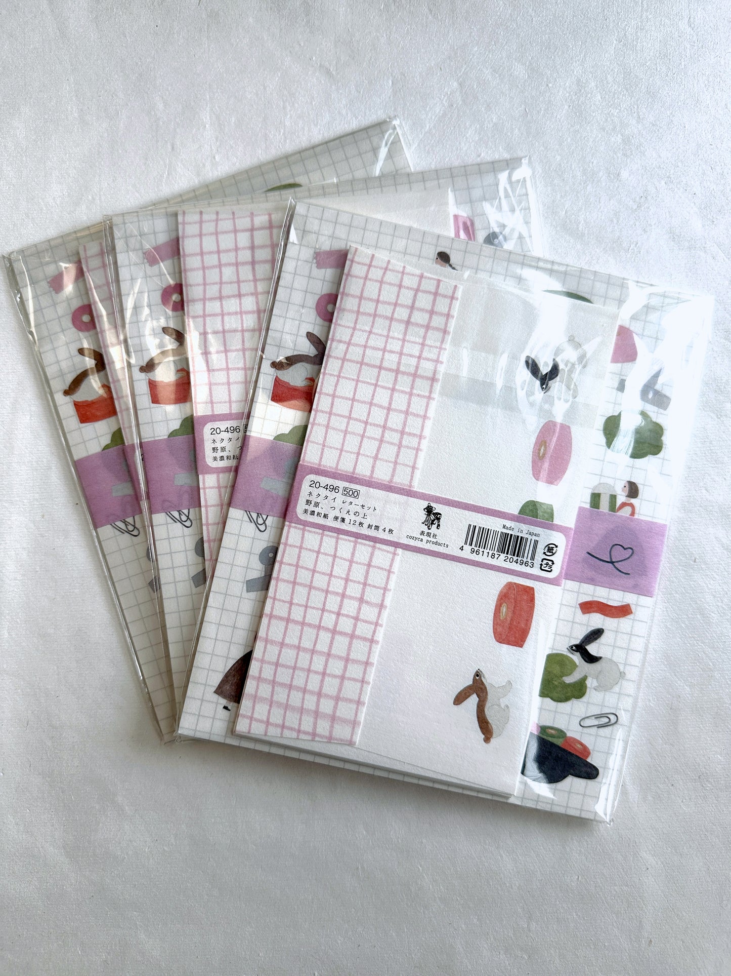 On the Desk by Necktie Illustration - Japanese letter set