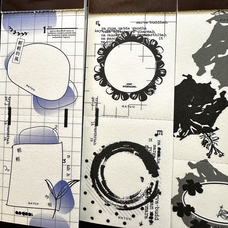 Ha7uu Studio - paper ephemera SAMPLER