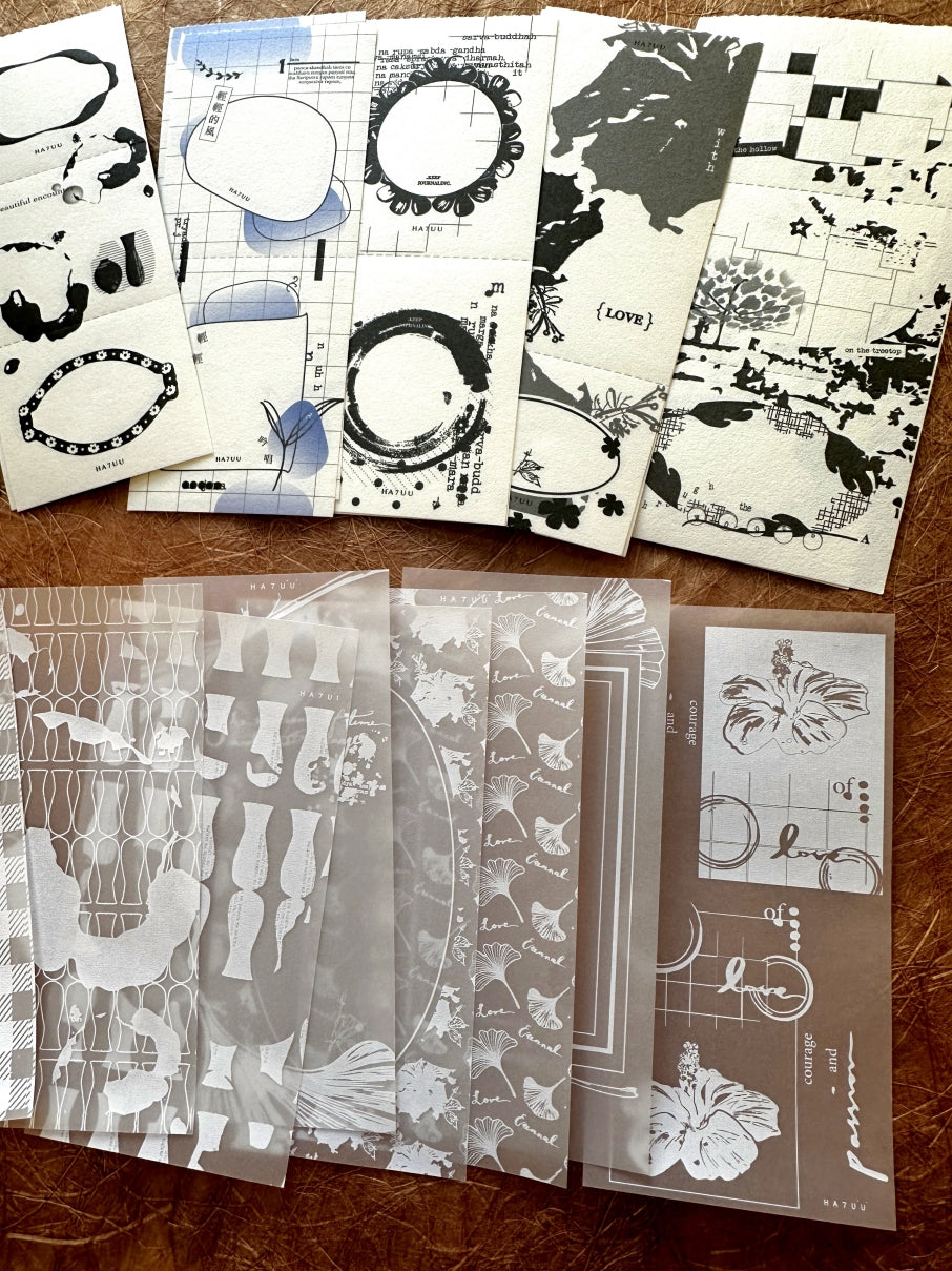 Ha7uu Studio - paper ephemera SAMPLER