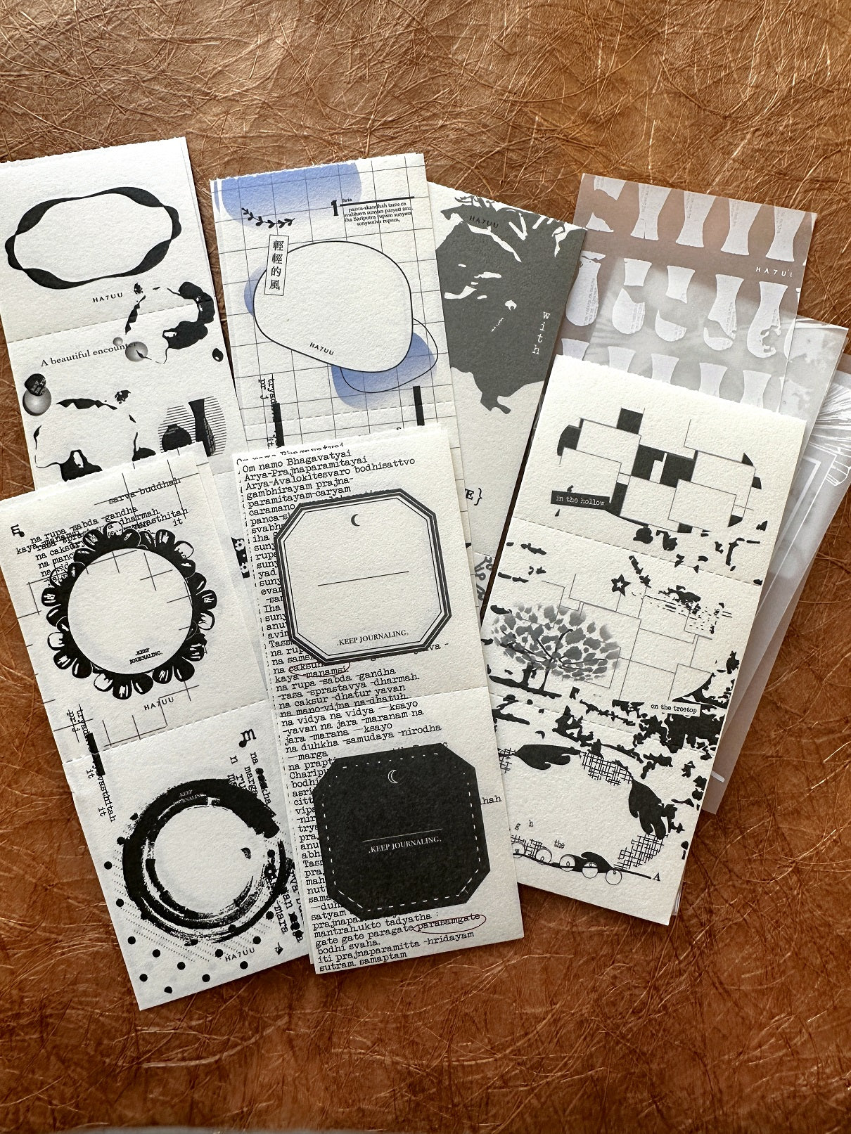 Ha7uu Studio - paper ephemera SAMPLER