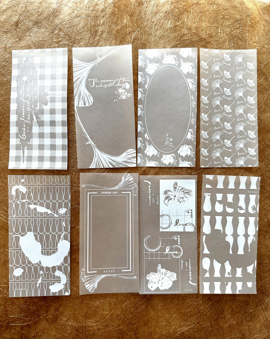 Ha7uu Studio - paper ephemera SAMPLER