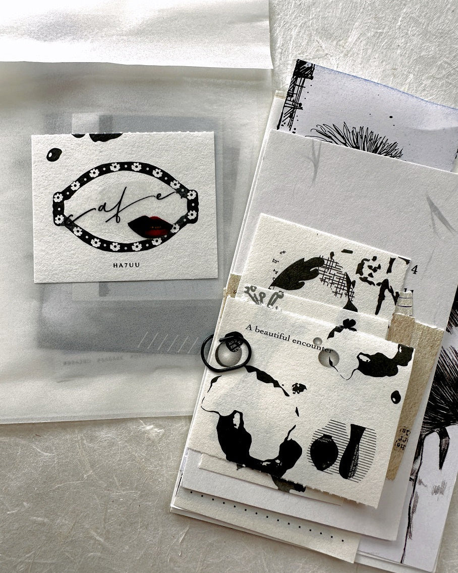 Ha7uu Studio - paper ephemera SAMPLER