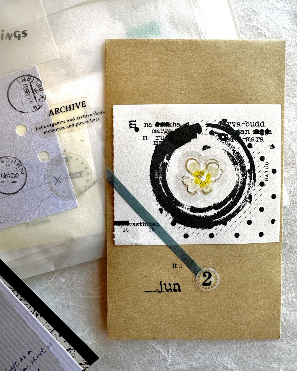 Ha7uu Studio - paper ephemera SAMPLER