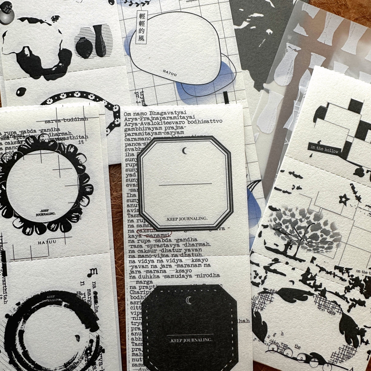 Ha7uu Studio - paper ephemera SAMPLER
