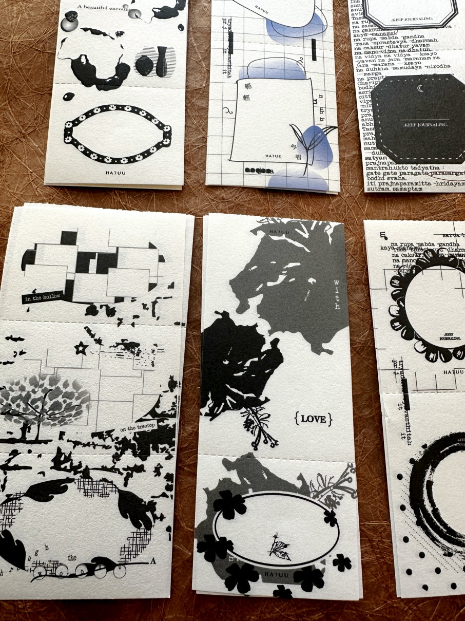Ha7uu Studio - paper ephemera SAMPLER
