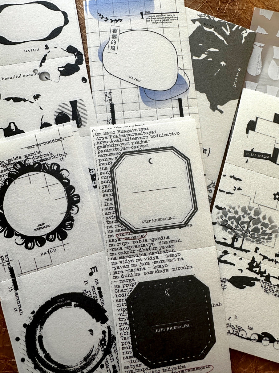 Ha7uu Studio - paper ephemera SAMPLER