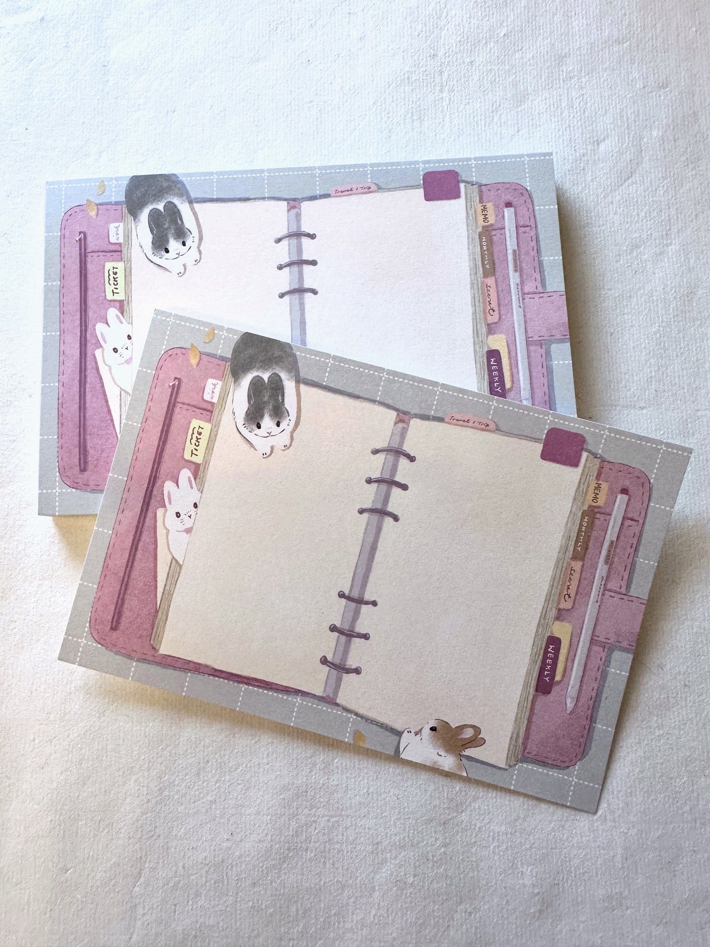 Rabbit's Notebook by KumaYankee - notepad