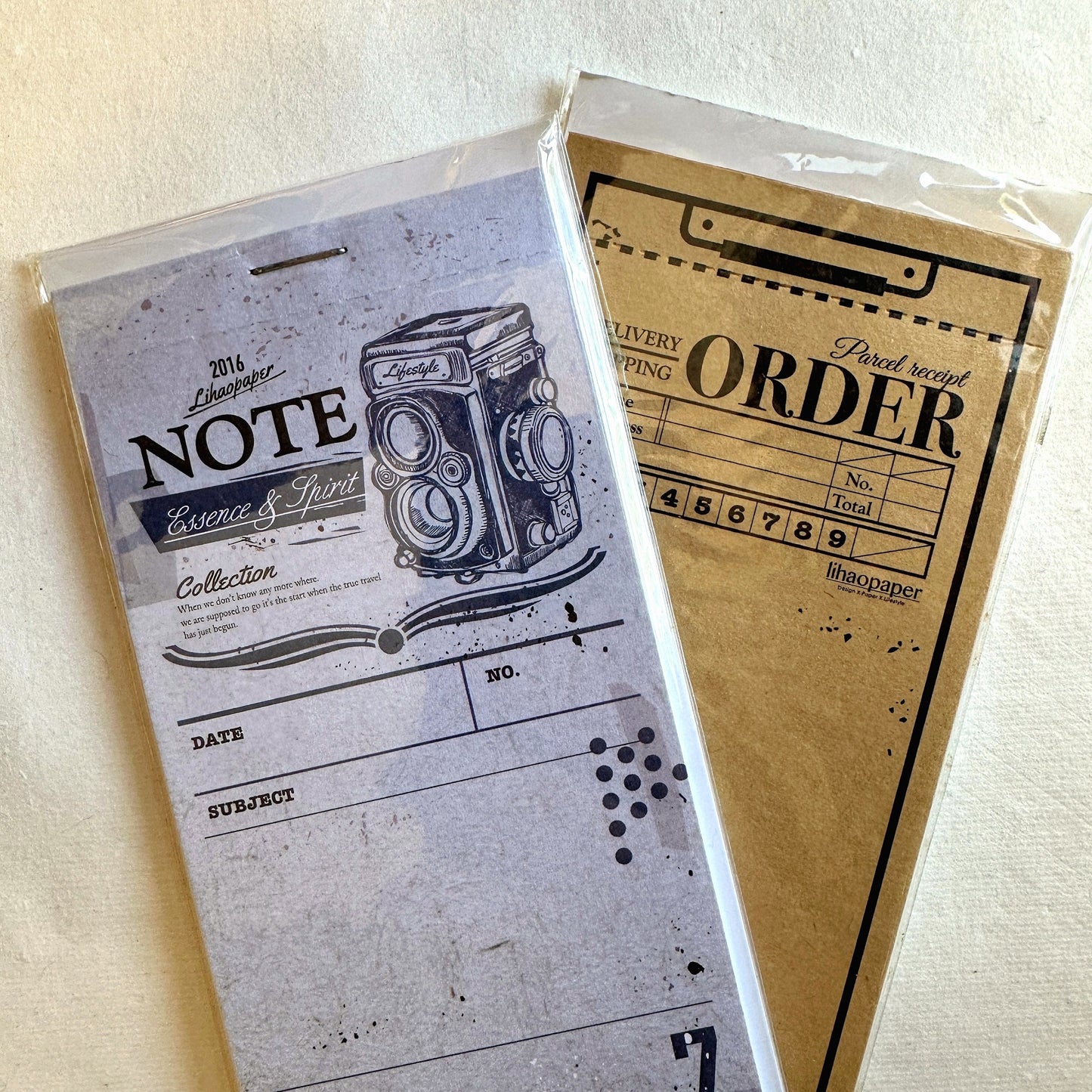 Lihaopaper - Note & Order vintage-style note pads
