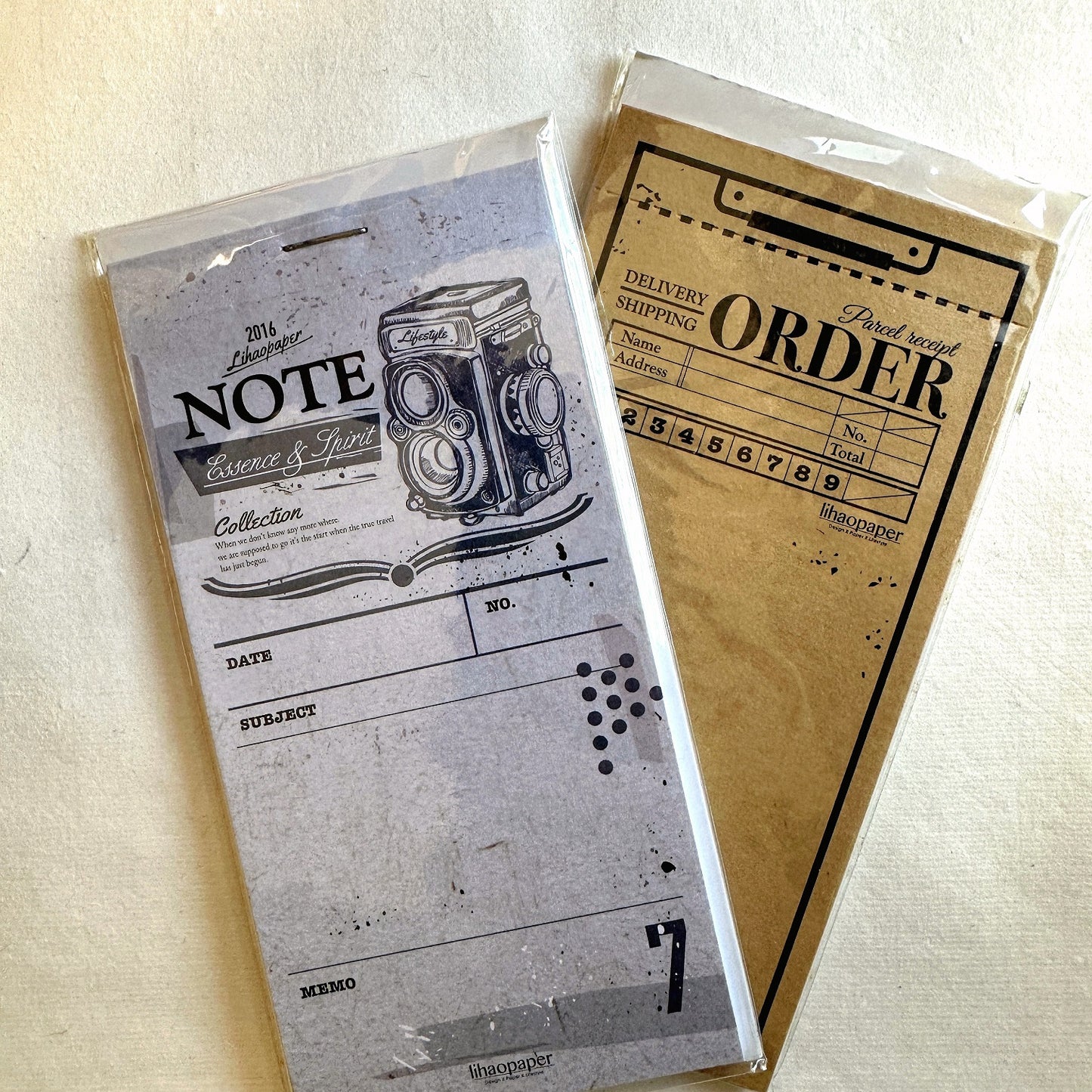 Lihaopaper - Note & Order vintage-style note pads