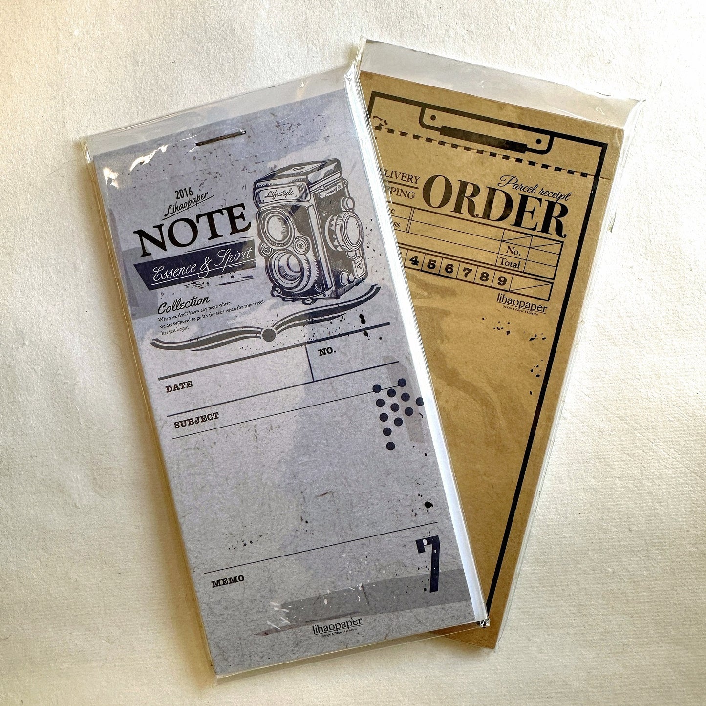 Lihaopaper - Note & Order vintage-style note pads