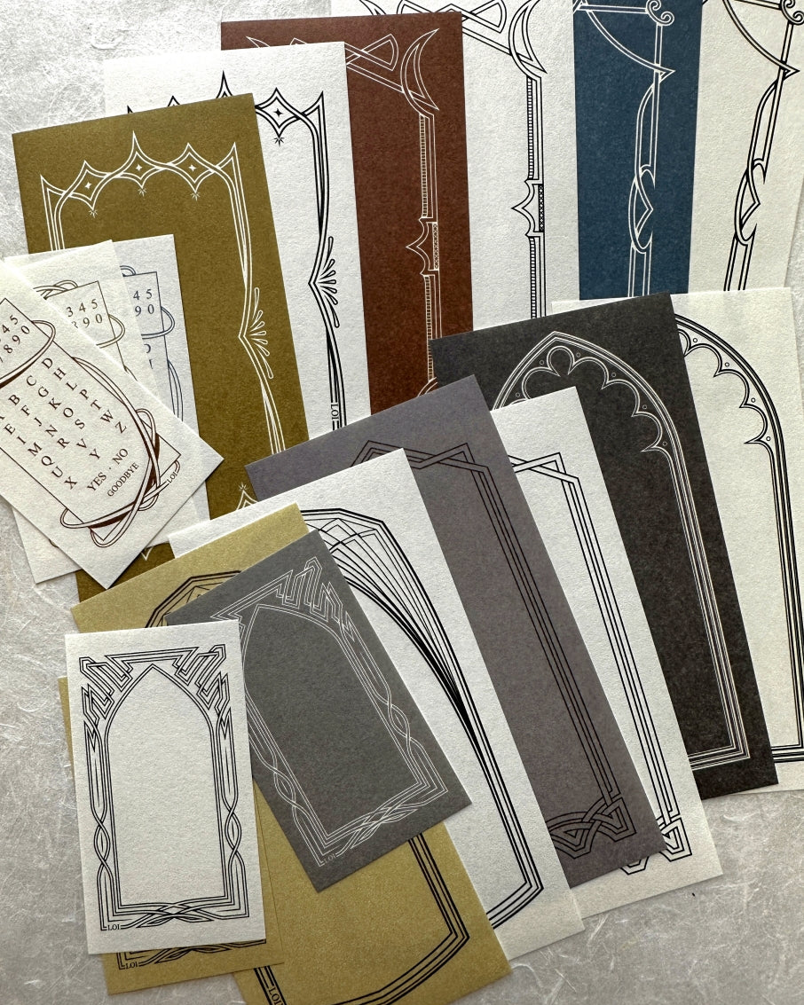 Loidesign - Note series paper ephemera SAMPLER (108 pieces)