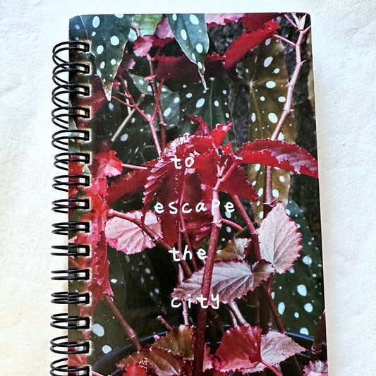 To Escape the City by MarkyPuppy - blank spiral notebook