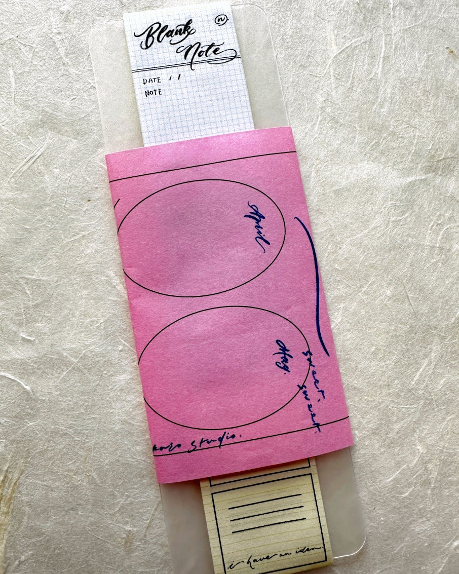 Mr. Eggplants - Butter Butter tricolor memo ephemera paper SAMPLES