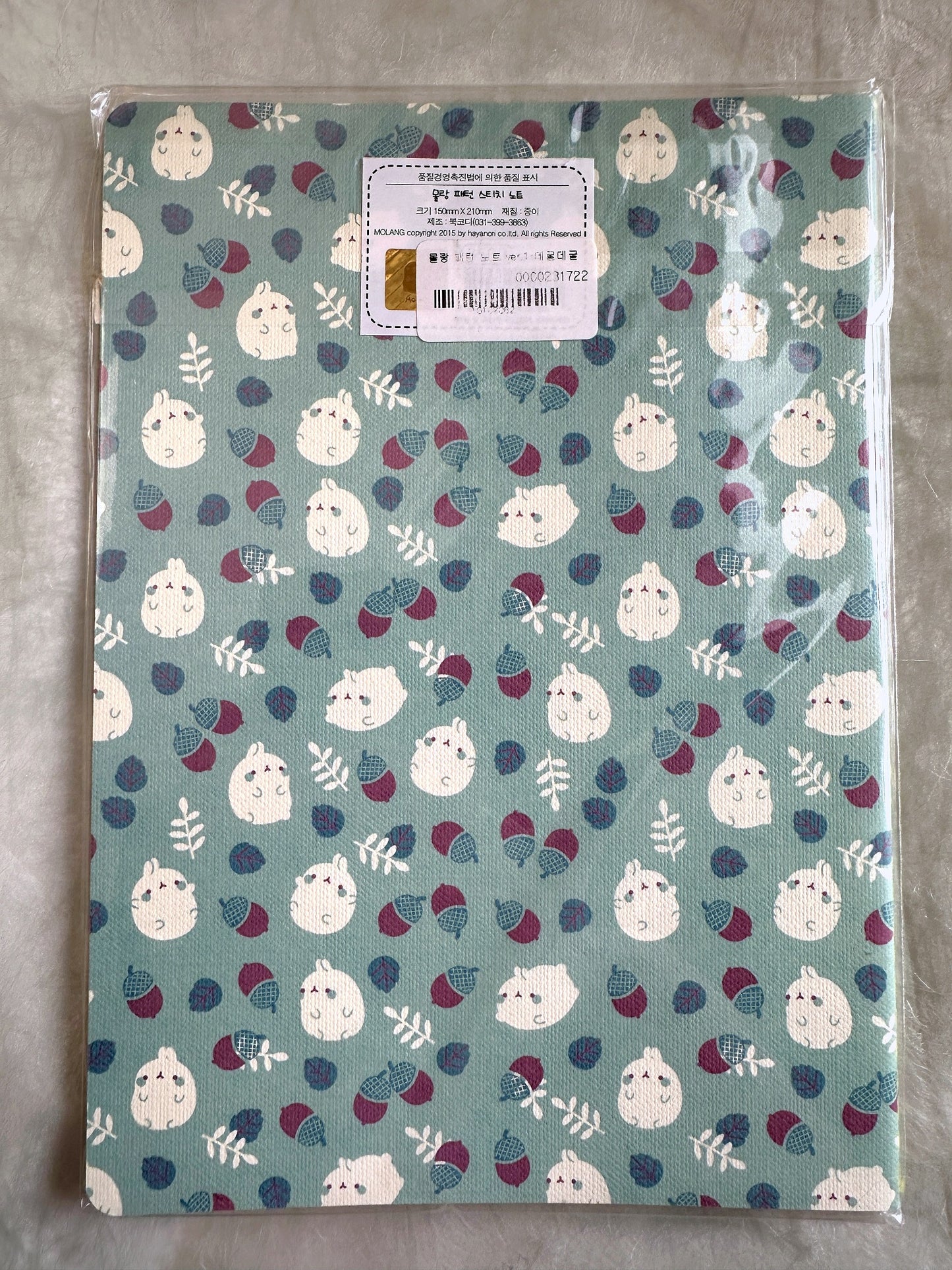 Molang - Daily Life ruled notebooks [New in package]