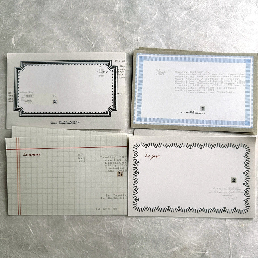 Nyret Design - Note paper ephemera SAMPLER