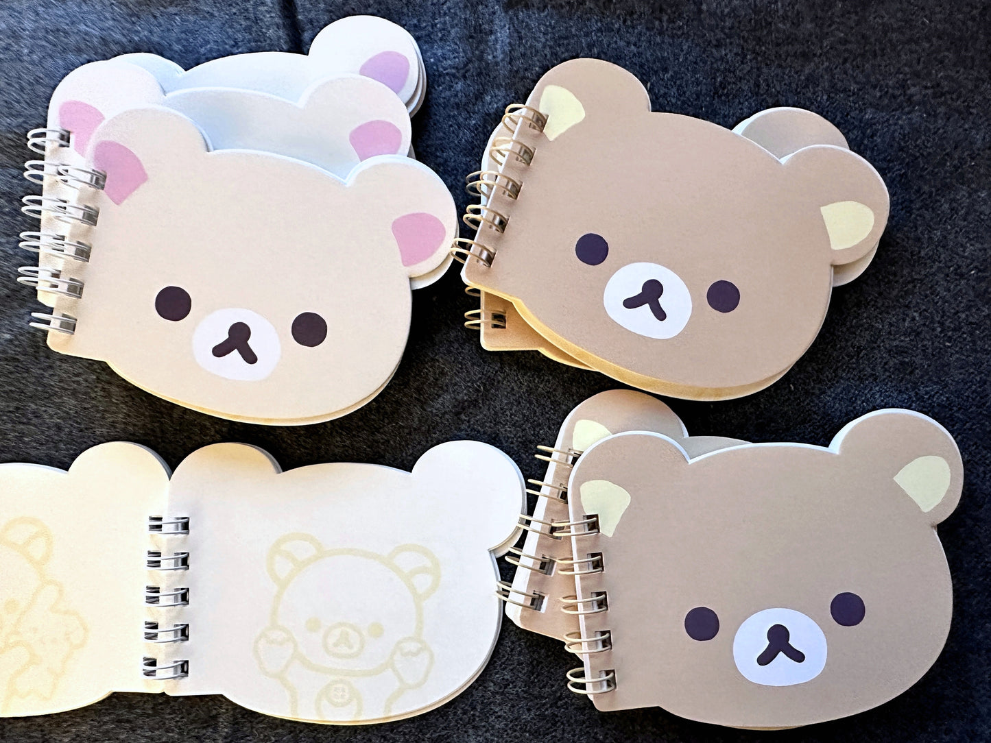 San-X - Rilakkuma/Korilakkuma die-cut mini notebooks