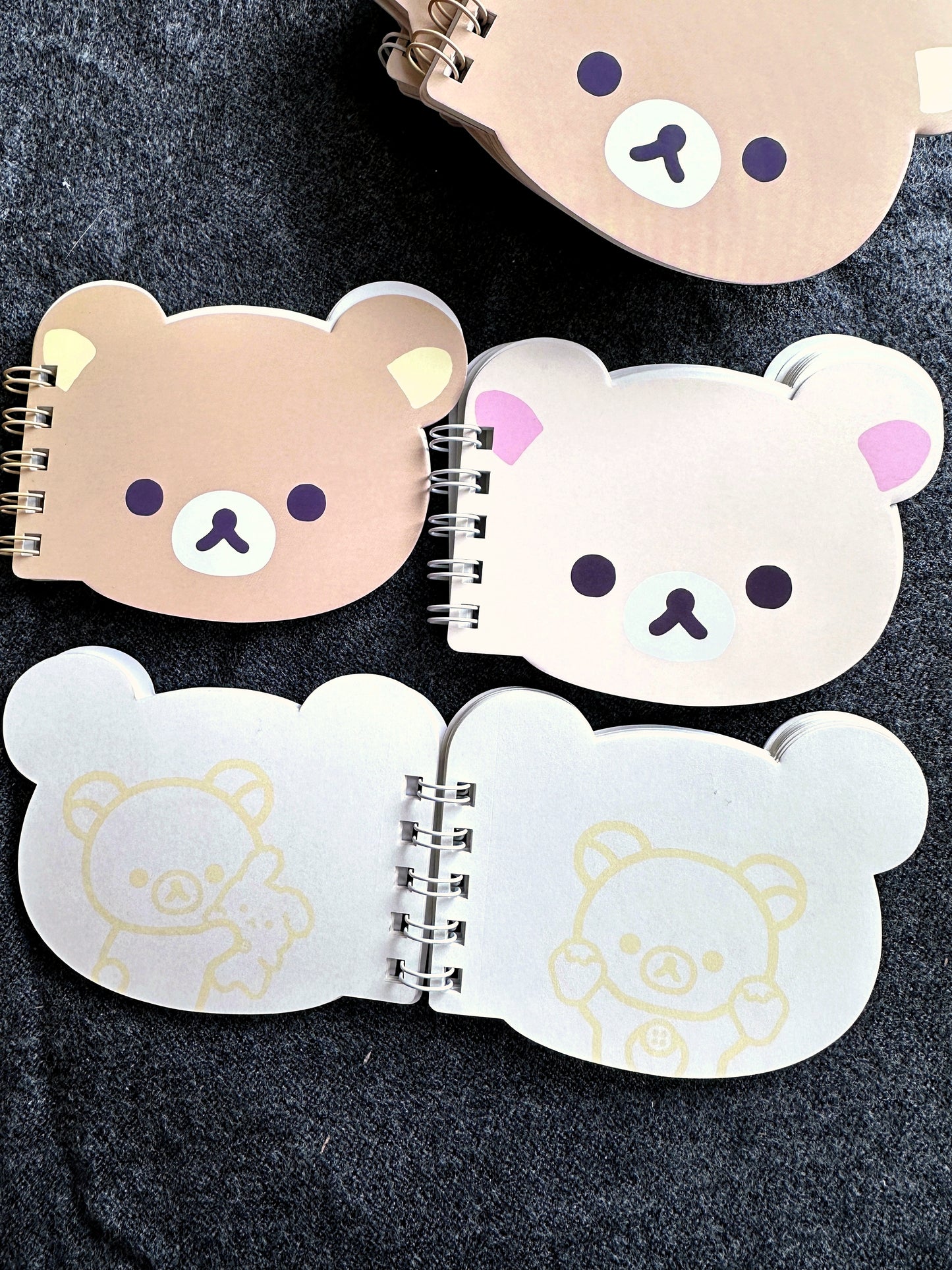 San-X - Rilakkuma/Korilakkuma die-cut mini notebooks
